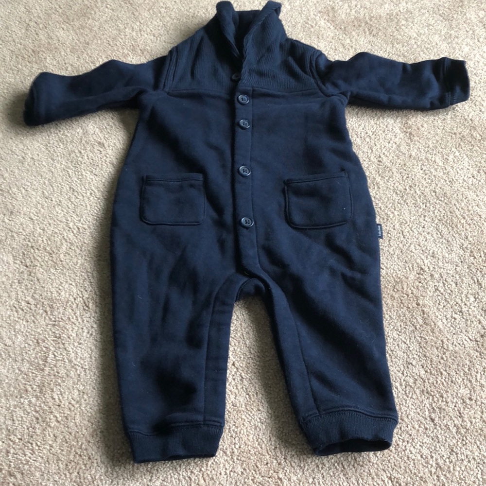 Blue baby boy one piece